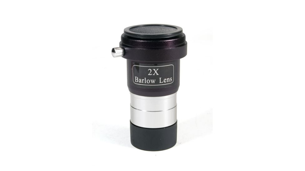 Levenhuk 2x Barlow Lens, Black, with Camera Adapter, Small 44473