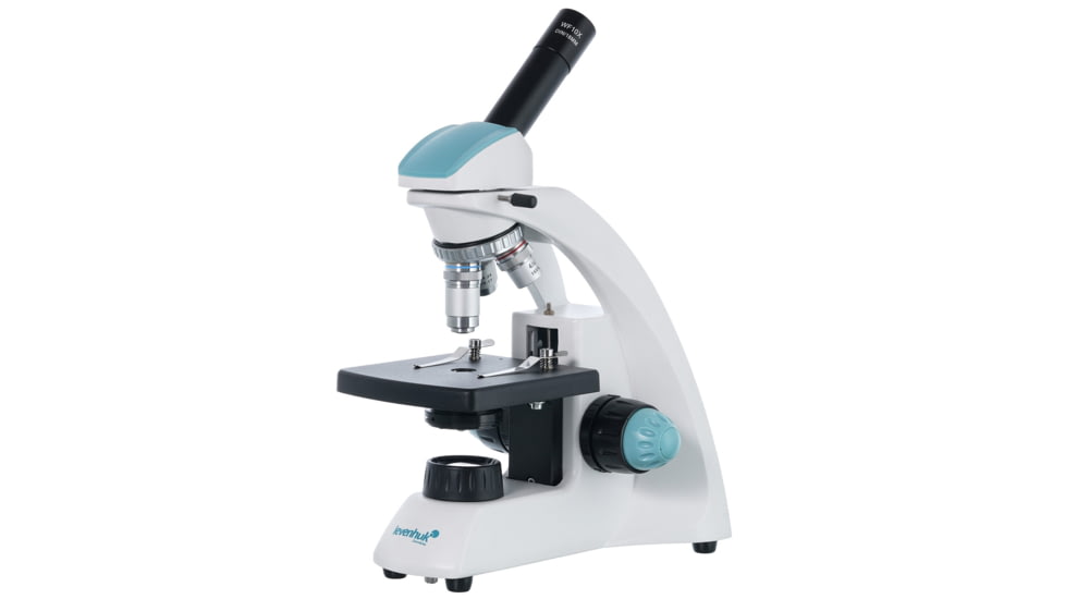 Levenhuk 40-400x 500M Monocular Microscope, White, Middle, 75424