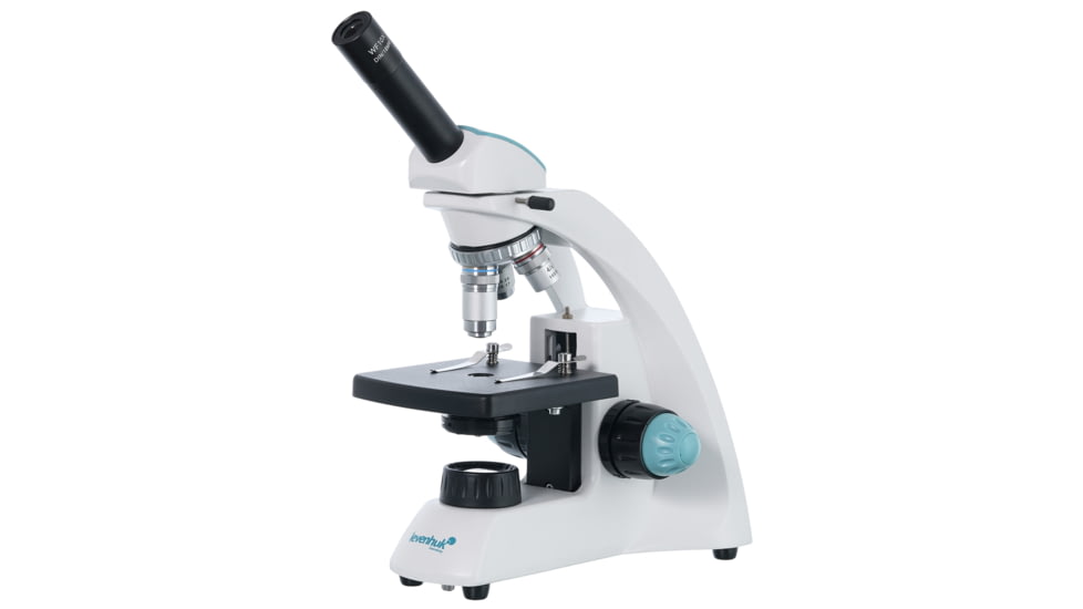 Levenhuk 40-400x 500M Monocular Microscope, White, Middle, 75424