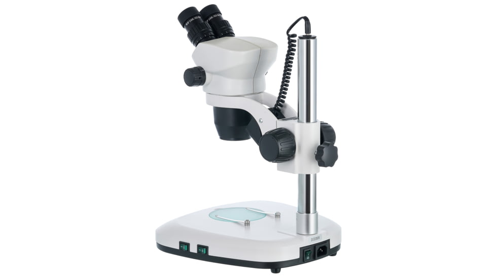 Levenhuk 7-45x ZOOM 1B Binocular Microscope, White, Middle, 76056