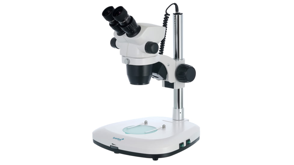 Levenhuk 7-45x ZOOM 1B Binocular Microscope, White, Middle, 76056