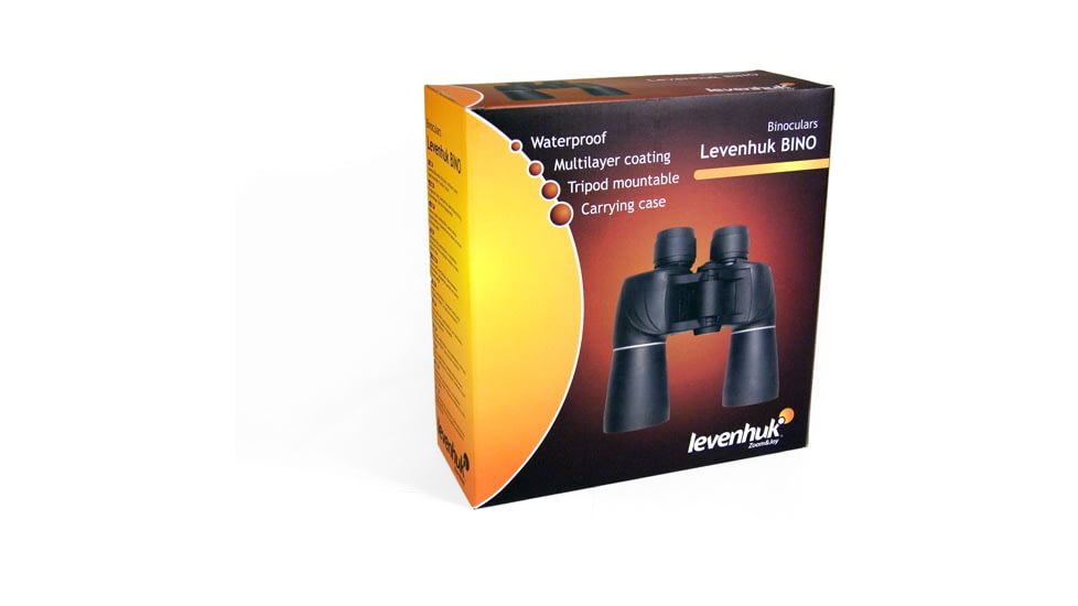 Levenhuk 12x50mm Bino PLUS Binoculars, Black, Medium 29225