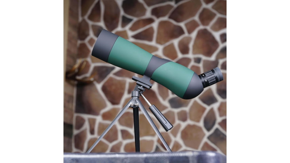 Levenhuk Blaze BASE 60 20-60x60 Angled Spotting Scope, Black, 72097