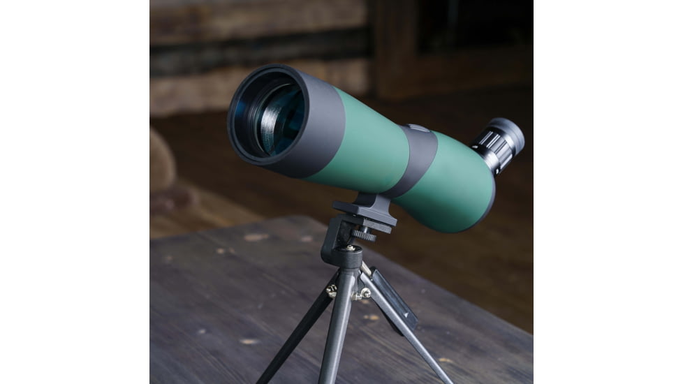 Levenhuk Blaze BASE 60 20-60x60 Angled Spotting Scope, Black, 72097