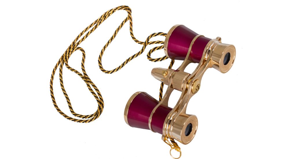 Levenhuk Broadway 325F Opera Glasses, Red