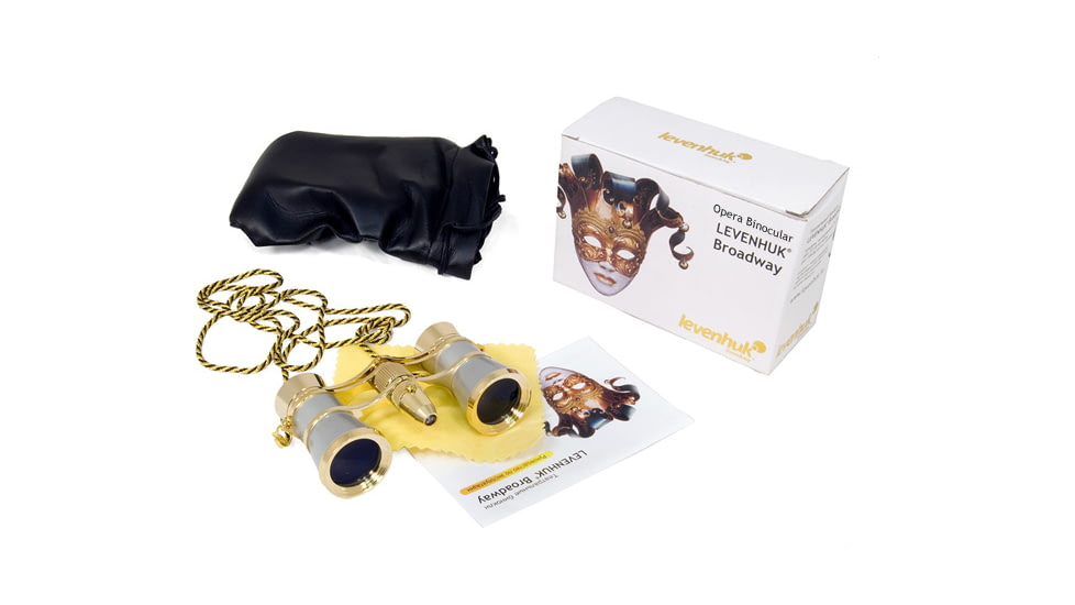 Levenhuk Broadway 325F Opera Glasses, Silver, Medium 28819