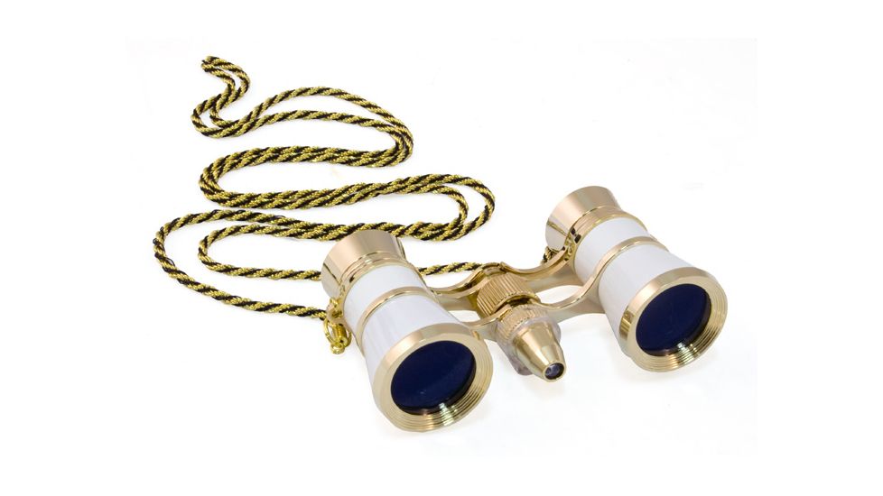 Levenhuk Broadway 325F Opera Glasses, White, Medium 28817