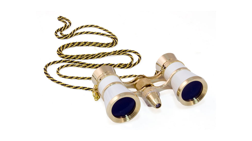 Levenhuk Broadway 325F Opera Glasses, White, Medium 28817
