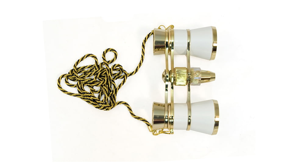 Levenhuk Broadway 325F Opera Glasses, White, Medium 28817