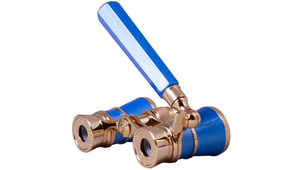 Levenhuk Broadway 325L Lorgnette Opera Glasses, Blue Wave, Small, NSN N, 70874