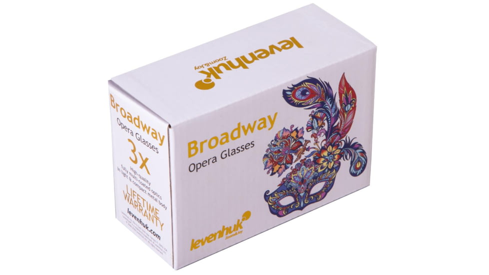 Levenhuk Broadway 325L Lorgnette Opera Glasses, Lime, Small, NSN N, 70875