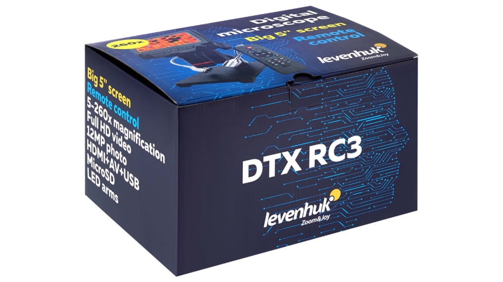Levenhuk DTX RC 3 Remote Controlled 5-260x Microscope 76823