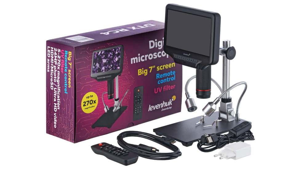 Levenhuk DTX RC 4 Remote Controlled 5-270x Microscope 76824