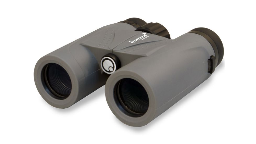 Levenhuk Karma PLUS 10x32mm Roof Prism Binocular, Gray, 5.3 x 5 x 1.9, NSN N, 67709