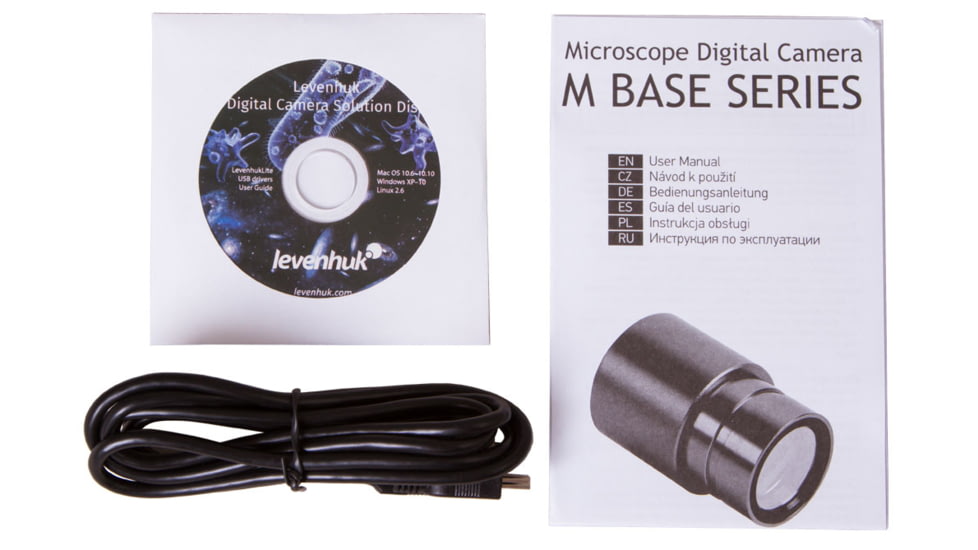 Levenhuk M035 BASE Microscope Digital Camera, Violet, Small, 70352