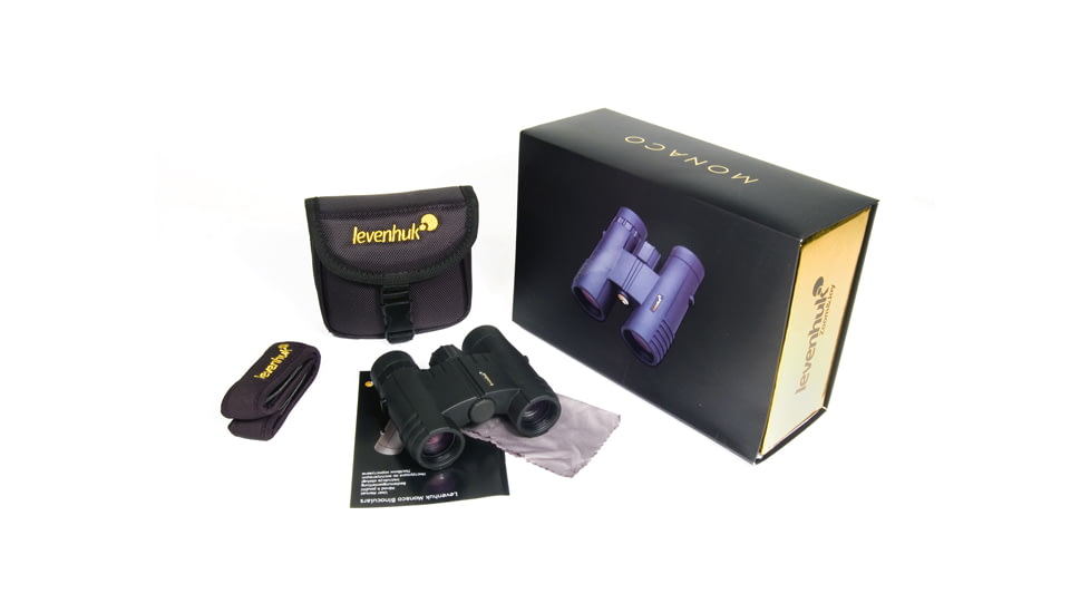 Levenhuk Monaco Binoculars, Black, Medium 49140
