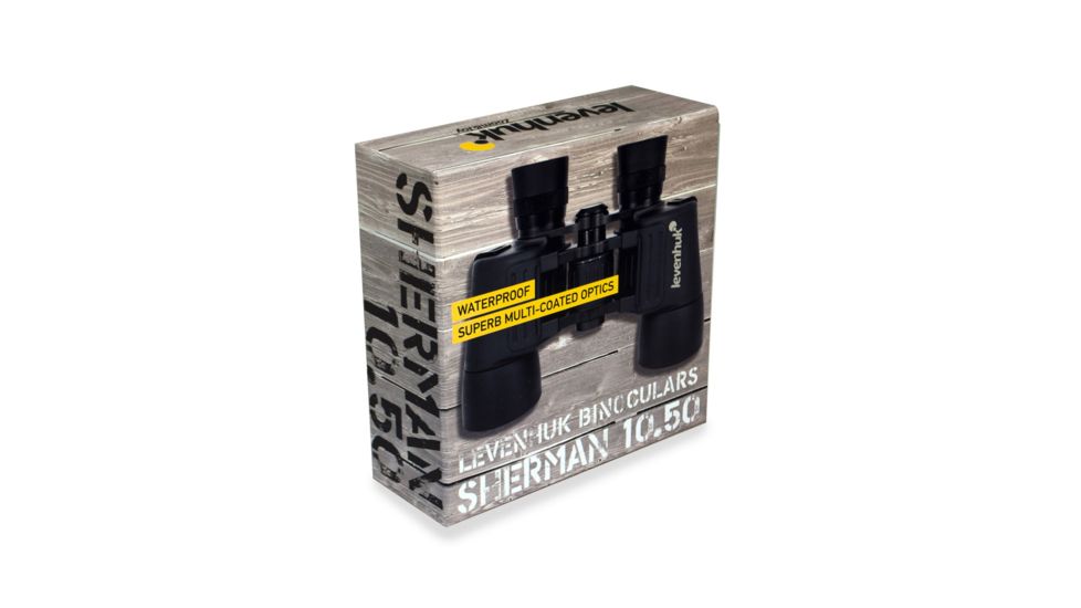 Levenhuk Sherman 10x50 Binoculars, Black 67735