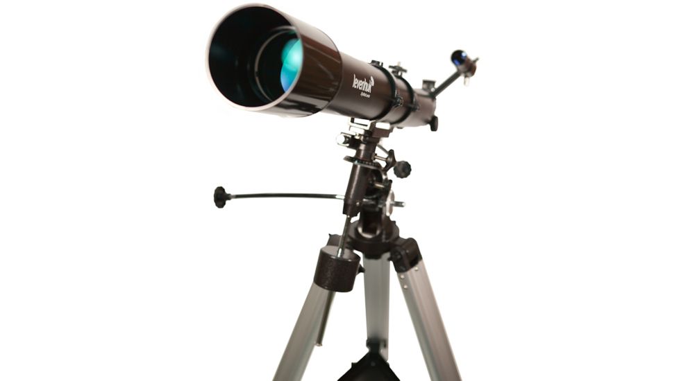 Levenhuk Skyline EQ Telescope, Black, Oversized 24297
