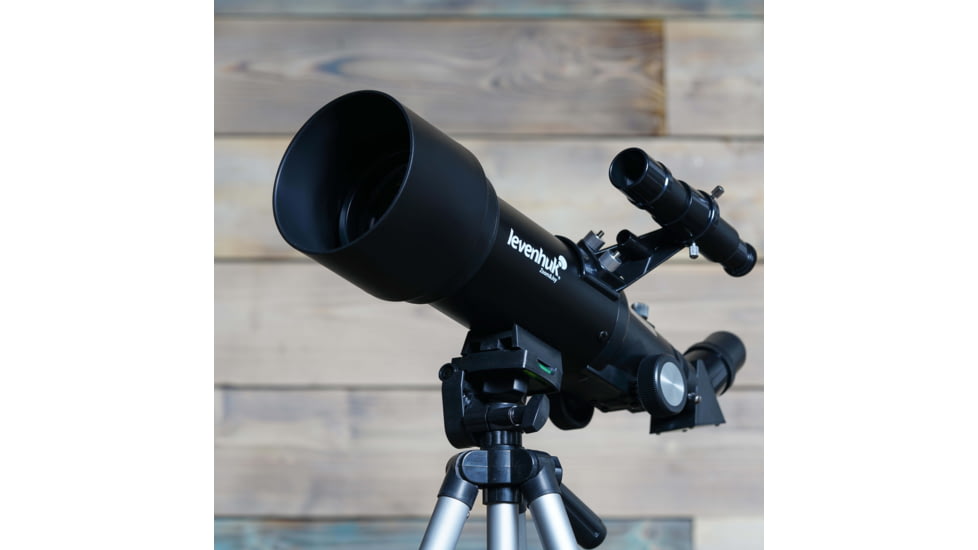Levenhuk Skyline Travel 70 Telescope, Black, Large, 70818