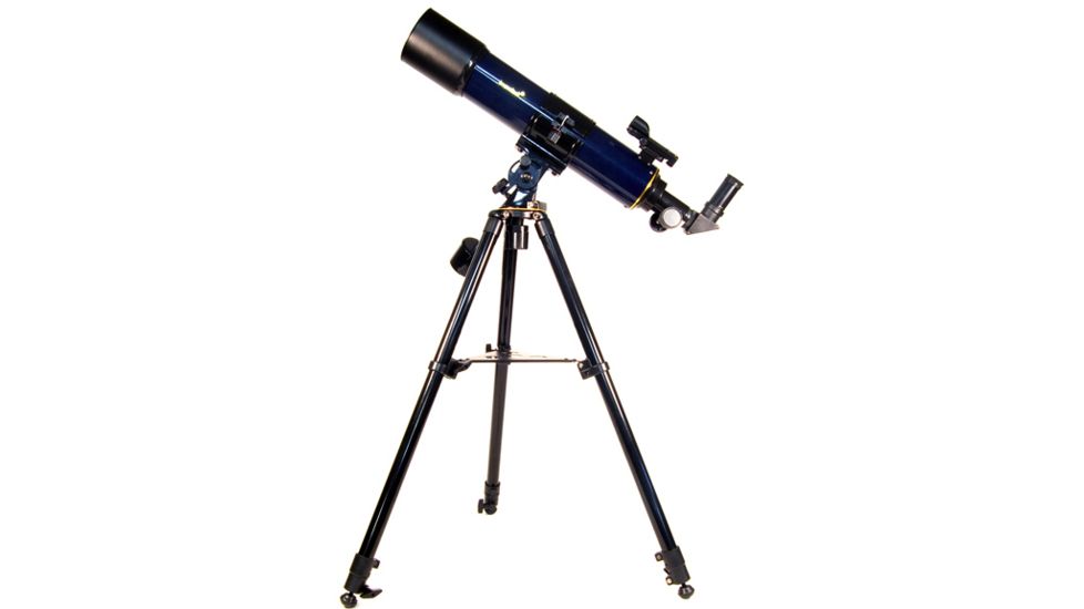 Levenhuk Strike 90 PLUS Refracting Telescope, Blue, Medium 65561
