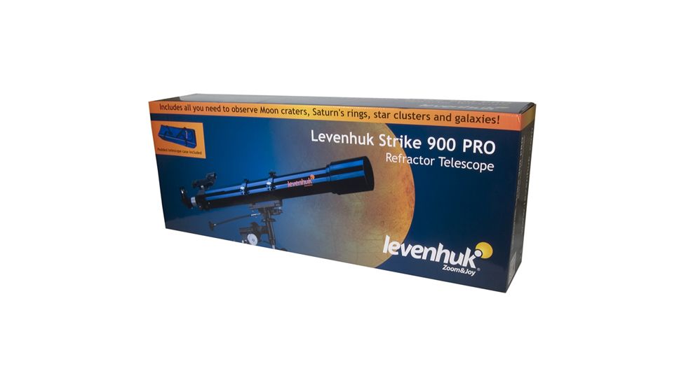 Levenhuk Strike 900 PRO Refracting Telescope, Blue, Oversized 65570