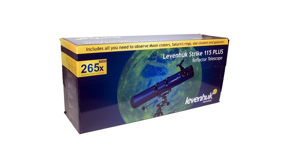 Levenhuk Strike PLUS Reflecting Telescope, Blue, Large 65562