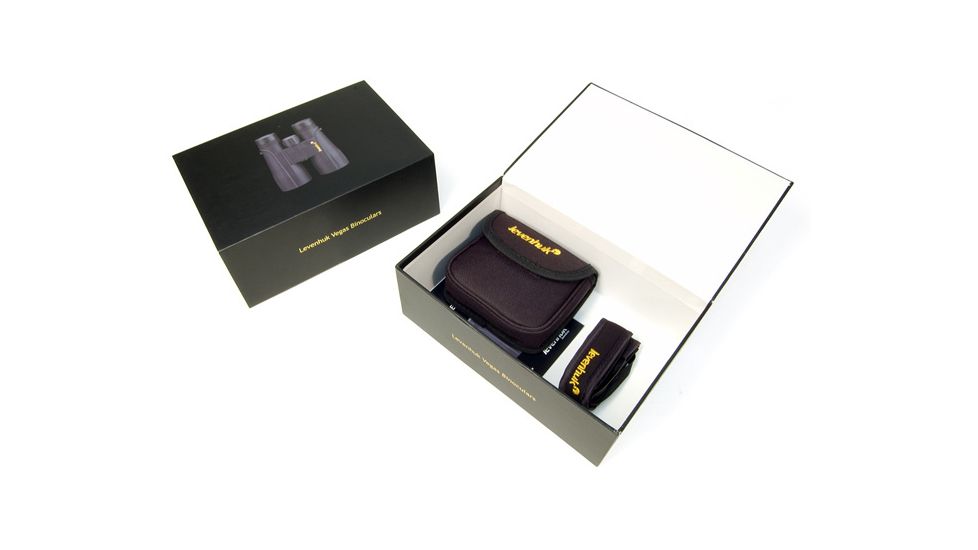 Levenhuk Vegas Binoculars, Black, Medium 29209
