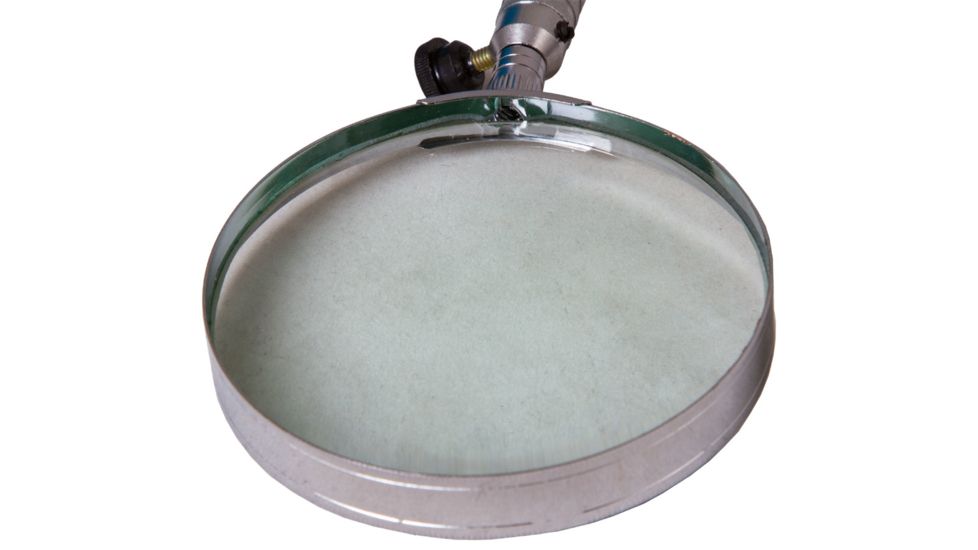 Levenhuk Zeno Desk D1 Magnifier, Black/Silver, Medium 70440