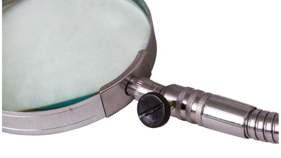 Levenhuk Zeno Desk D1 Magnifier, Black/Silver, Medium 70440