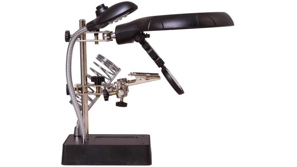 Levenhuk Zeno Desk D11 Magnifier, Black/Silver, Medium 70445