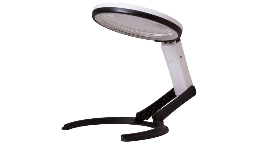 Levenhuk Zeno Desk D13 Magnifier, Black/White, Medium 70446