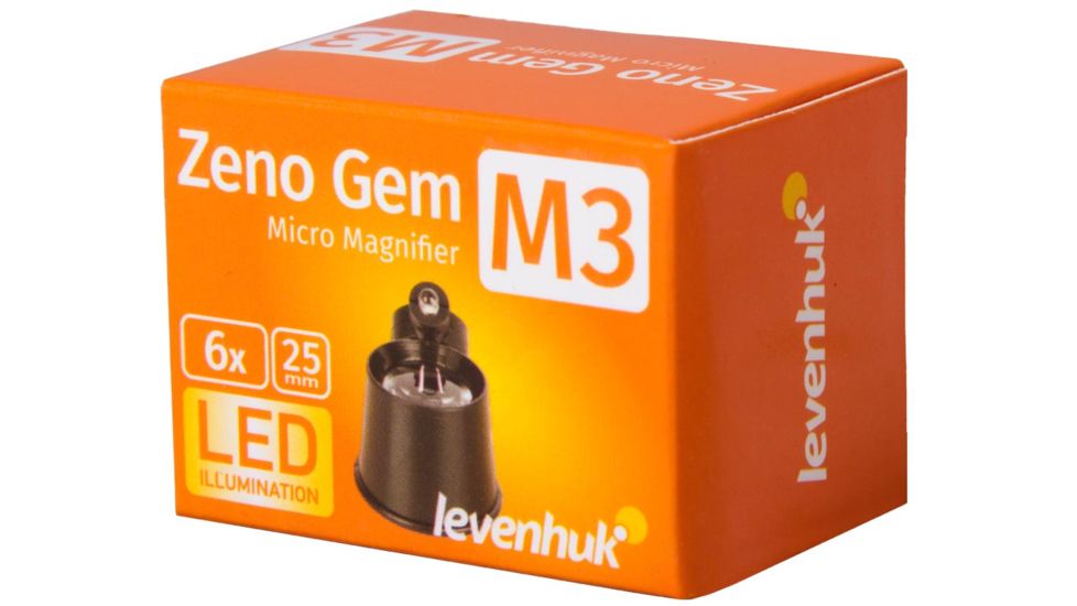 Levenhuk Zeno Gem M3 Magnifier, Black, Small 70435