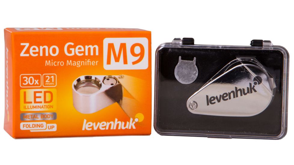Levenhuk Zeno Gem M9 Magnifier, Silver, Small 70438