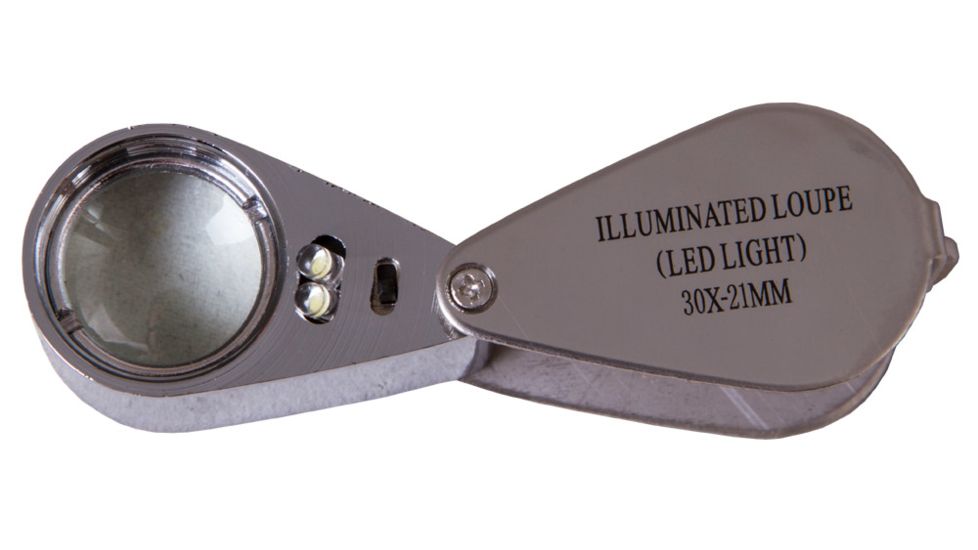 Levenhuk Zeno Gem M9 Magnifier, Silver, Small 70438