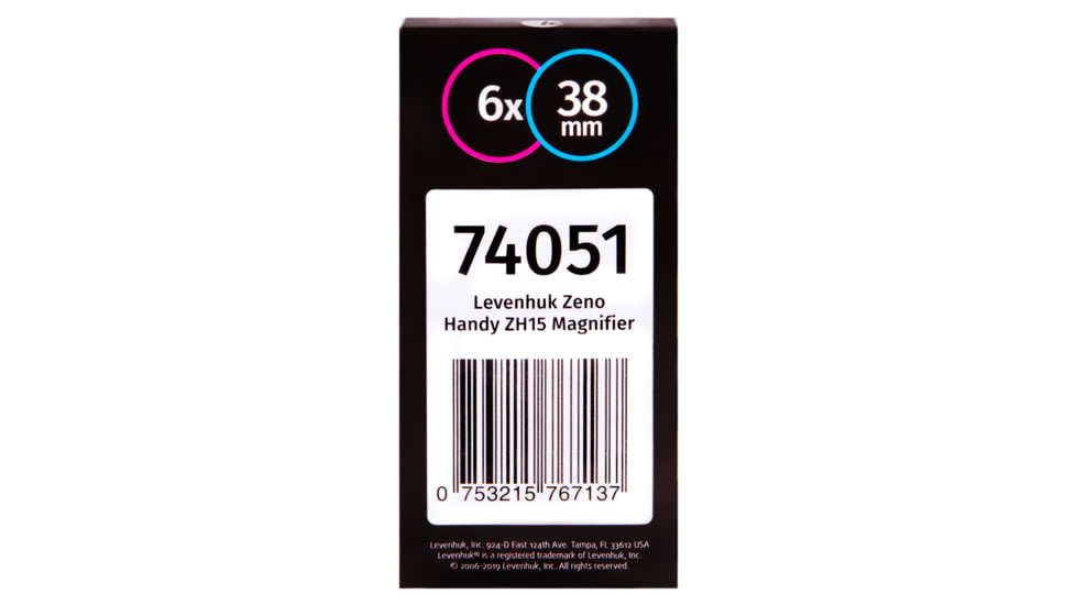 Levenhuk Zeno Handy ZH15 Magnifier, Silver, Small, 74051