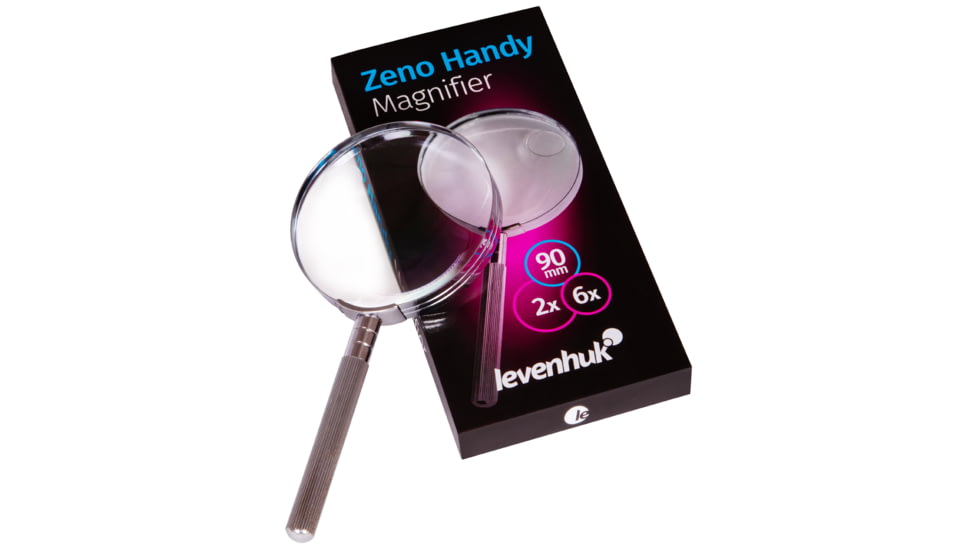 Levenhuk Zeno Handy ZH25 Magnifier, Silver, Small, 74056