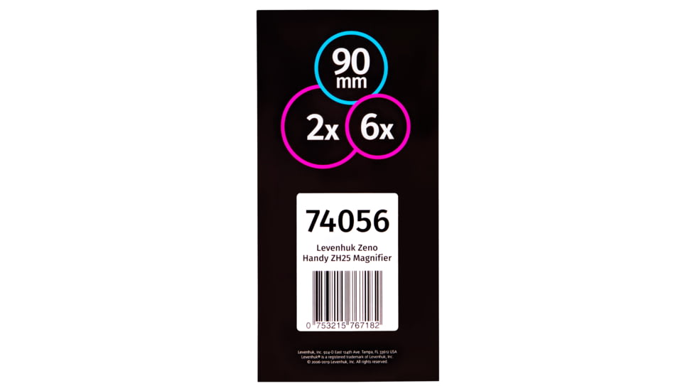 Levenhuk Zeno Handy ZH25 Magnifier, Silver, Small, 74056