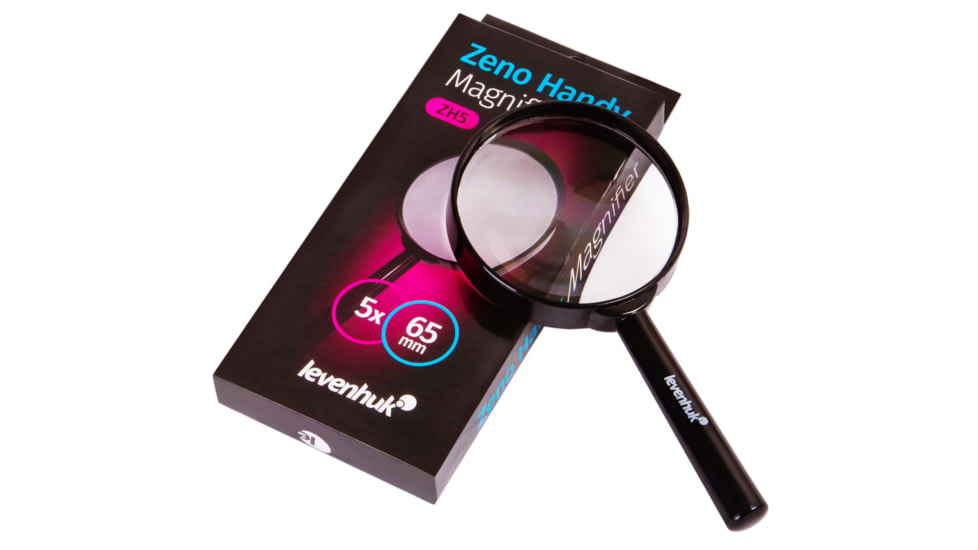 Levenhuk Zeno Handy ZH5 Magnifier, Black, Small, 74046