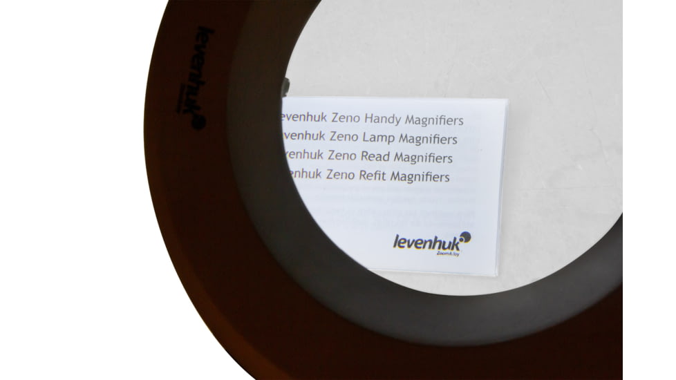 Levenhuk Zeno Lamp ZL17 LED Magnifier, White, Small, 74086