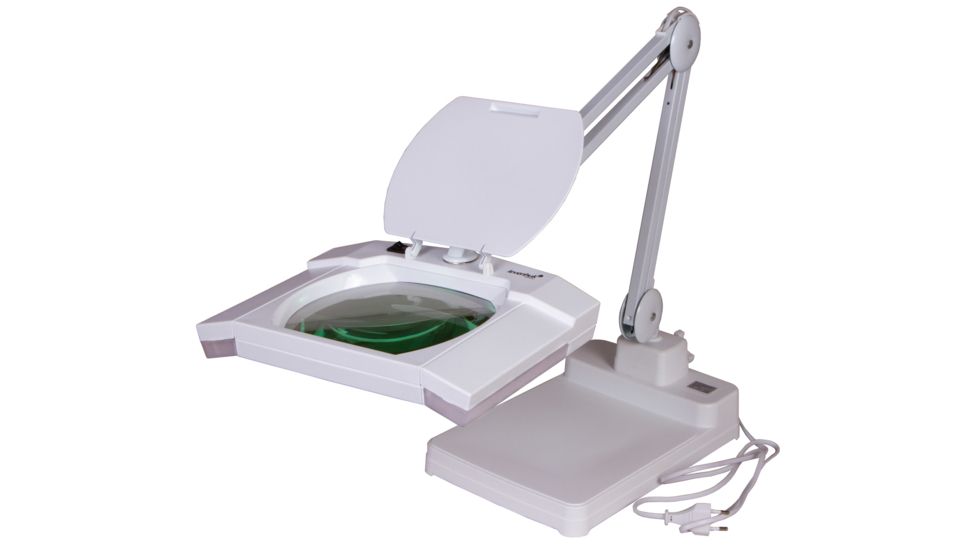 Levenhuk Zeno Lamp ZL25 LED Magnifier, White, Small, 74090