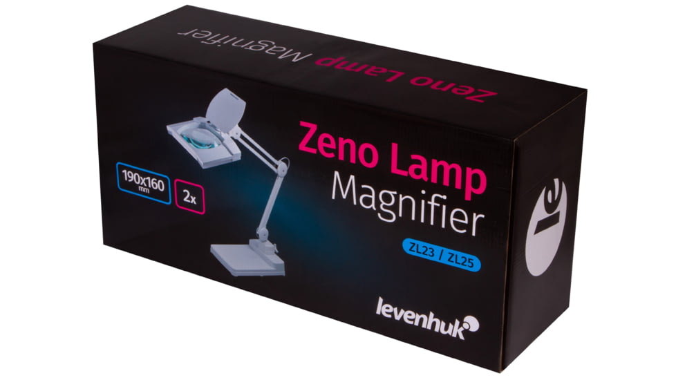 Levenhuk Zeno Lamp ZL25 LED Magnifier, White, Small, 74090