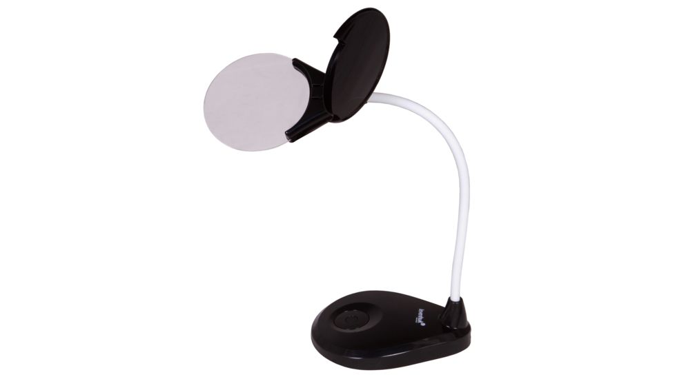 Levenhuk Zeno Lamp ZL7 Black Magnifier, Black, Small, 74081