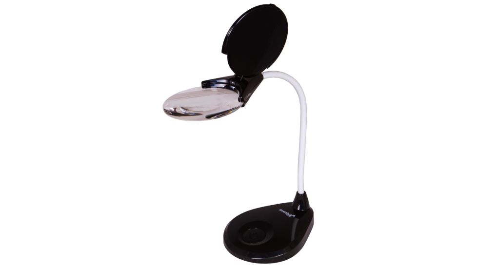 Levenhuk Zeno Lamp ZL7 Black Magnifier, Black, Small, 74081