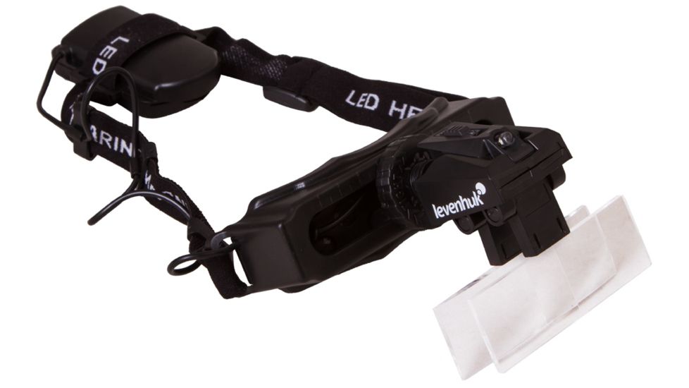 Levenhuk Zeno Vizor H4 Head Magnifier, Black, Medium 70433