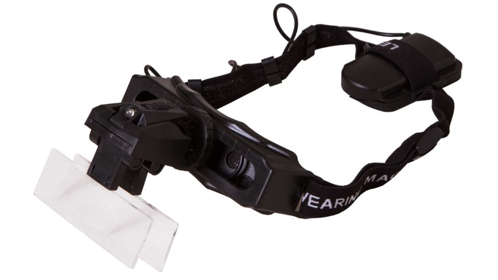 Levenhuk Zeno Vizor H4 Head Magnifier, Black, Medium 70433