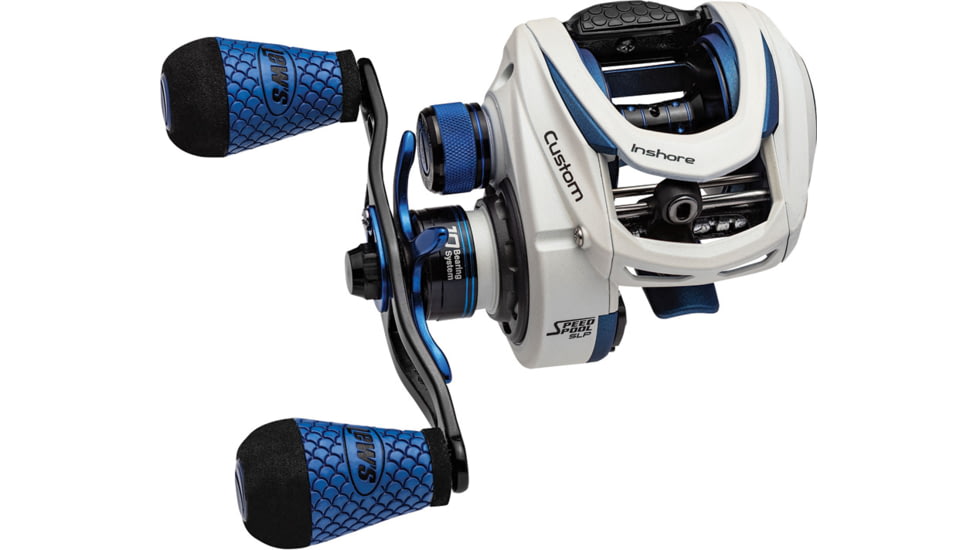Lew's Custom Inshore SLP Baitcast Reel, 7.5:1, 9+1, Right, CI1SH