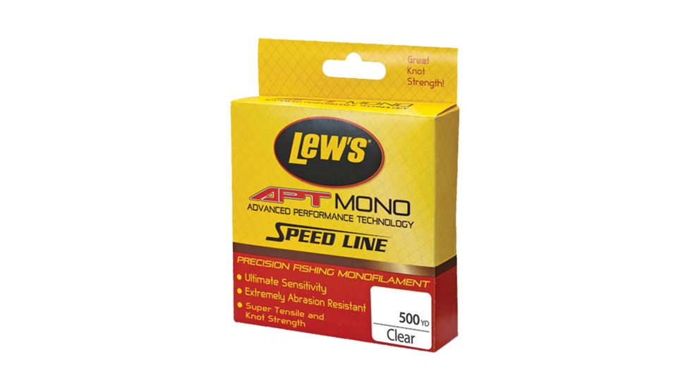 Lew's LAPTM25CL,APT Speed Mono 500Yds ClearBx LAPTM25CL