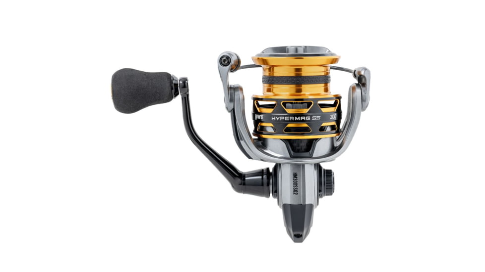 Lews HyperMag Shallow Spool Spinning Fishing Reel