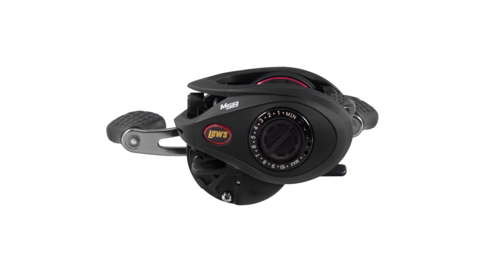 Lew's American Hero Spinning Reel and Rod Combo, 6ft 6in 2-PC Medium  Fast IM6 Graphite Rod, SZ 200 Reel, 4+1 Bearings, 6.2-1 Ratio, Speed Gears, Gray/Black/Blue, AH2066MSG2-2