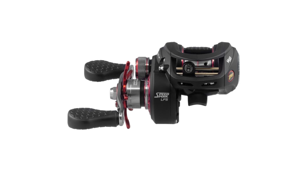 Lew's American Hero Spinning Reel and Rod Combo, 6ft 6in 2-PC Medium  Fast IM6 Graphite Rod, SZ 200 Reel, 4+1 Bearings, 6.2-1 Ratio, Speed Gears, Gray/Black/Blue, AH2066MSG2-2